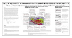 GRACE Equivalent Water Mass Balance of the Himalayas and Tibet