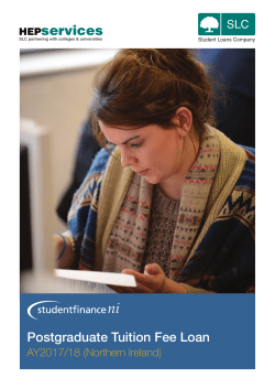 SFNI 2017/18 PG TFL Policy Summary document