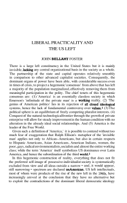 liberal practicality and the us left