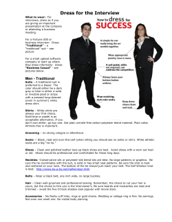 Dress for the Interview