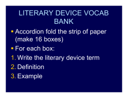 Literary Device