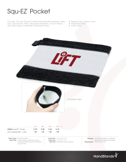 Squ-EZ&trade; Pocket