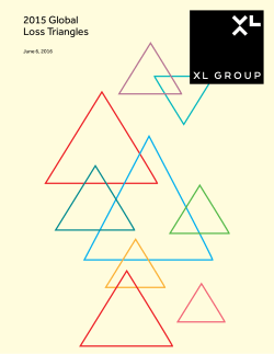 2015 Global Loss Triangles - Investor Relations Solutions
