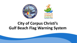 Gulf Beach Condition Warning Systems