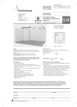 entertainment area: Completely outfitted stand Octanorm