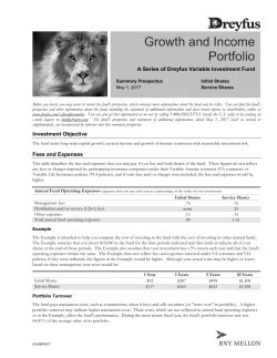 Growth and Income Portfolio