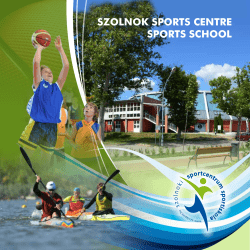 szolnok sports centre sports school