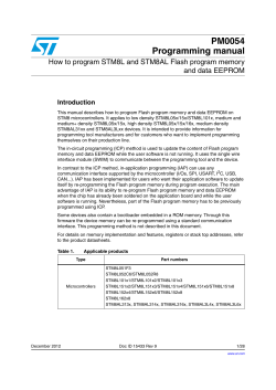 PM0054 - STMicroelectronics