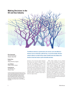 Oilfield Review Winter 2000-2001 - Making Decisions in the Oil and