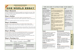 One World Essay Writing Guide_MYP1