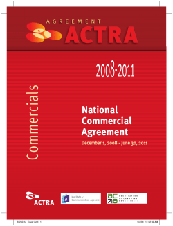 National Commercial Agreement