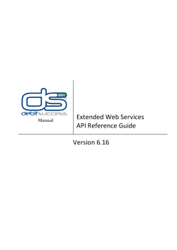 Extended Web Services API Reference Guide 16 12 16
