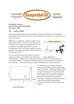 Tech Note From - Geoprobe Systems