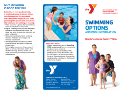 Swimming OptiOnS - Northfield YMCA