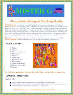 Chocolalala Bilingual Teaching Guide