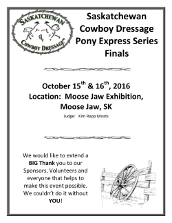 Pony Express Finals Show 2016 Package
