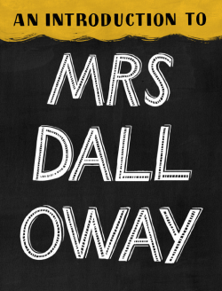 An Introduction to Virginia Woolf`s Mrs Dalloway