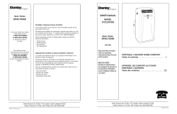 owner`s manual manuel d`utilisation