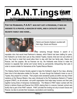 for the hubbards,pant - Pet Assistance Network of Topeka