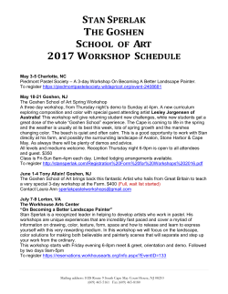 2017 Workshop Descriptions