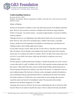 Understanding Seizures