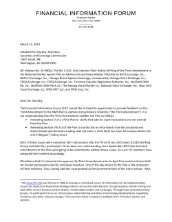 March 22, 2013 - FIF Comment Letter to SEC on Third Amendment