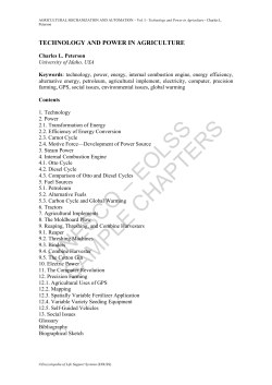 Technology and Power in Agriculture