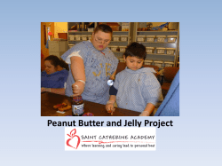 Peanut Butter and Jelly Project