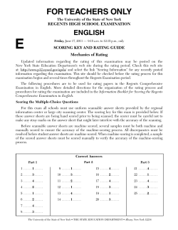Scoring Key, Questions 26 and 27