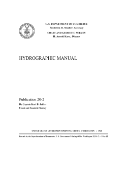 hydrographic manual