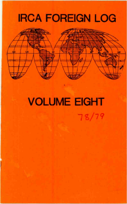 IRCA Foreign Log - American Radio History