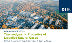 Thermodynamic Properties of Liquefied Natural Gases