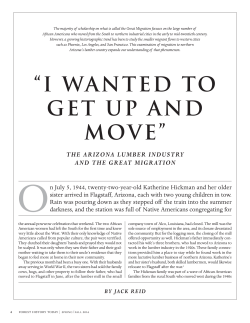 The Arizona Lumber Industry and the Great Migration