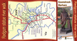 Redgum statue river walk - Barham Lakes Caravan Park