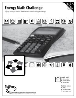 Energy Math Challenge