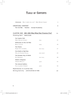 TABLE OF CONTENTS - Perfection Learning