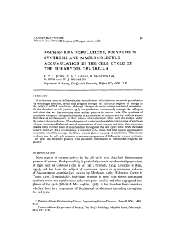 I o - Journal of Cell Science