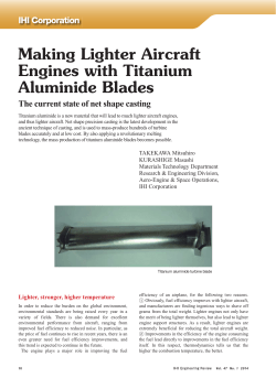 Making Lighter Aircraft Engines with Titanium Aluminide Blades