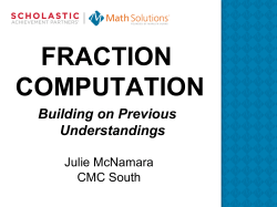 FRACTION COMPUTATION