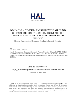 scalable and detail-preserving ground surface reconstruction from