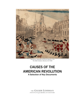 causes of the american revolution
