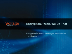 Encryption? Yeah, We Do That