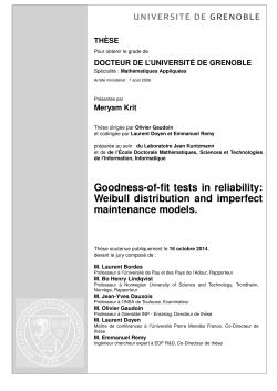 Goodness-of-fit tests in reliability: Weibull distribution and imperfect