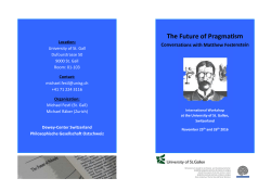 The Future of Pragmatism Conversations with Matthew Festenstein