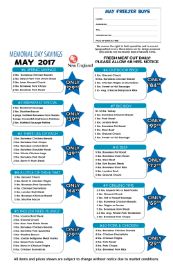 to the "Meat Packages" order form.