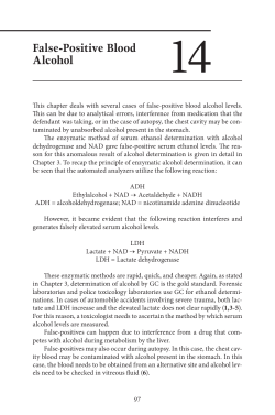 False-Positive Blood Alcohol