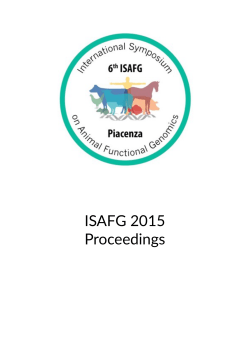 ISAFG 2015 Proceedings