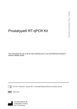 Prostatype® RT-qPCR Kit