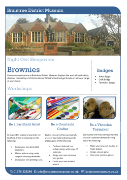 Brownies - Braintree Museum