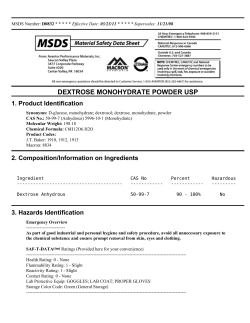 dextrose monohydrate powder usp